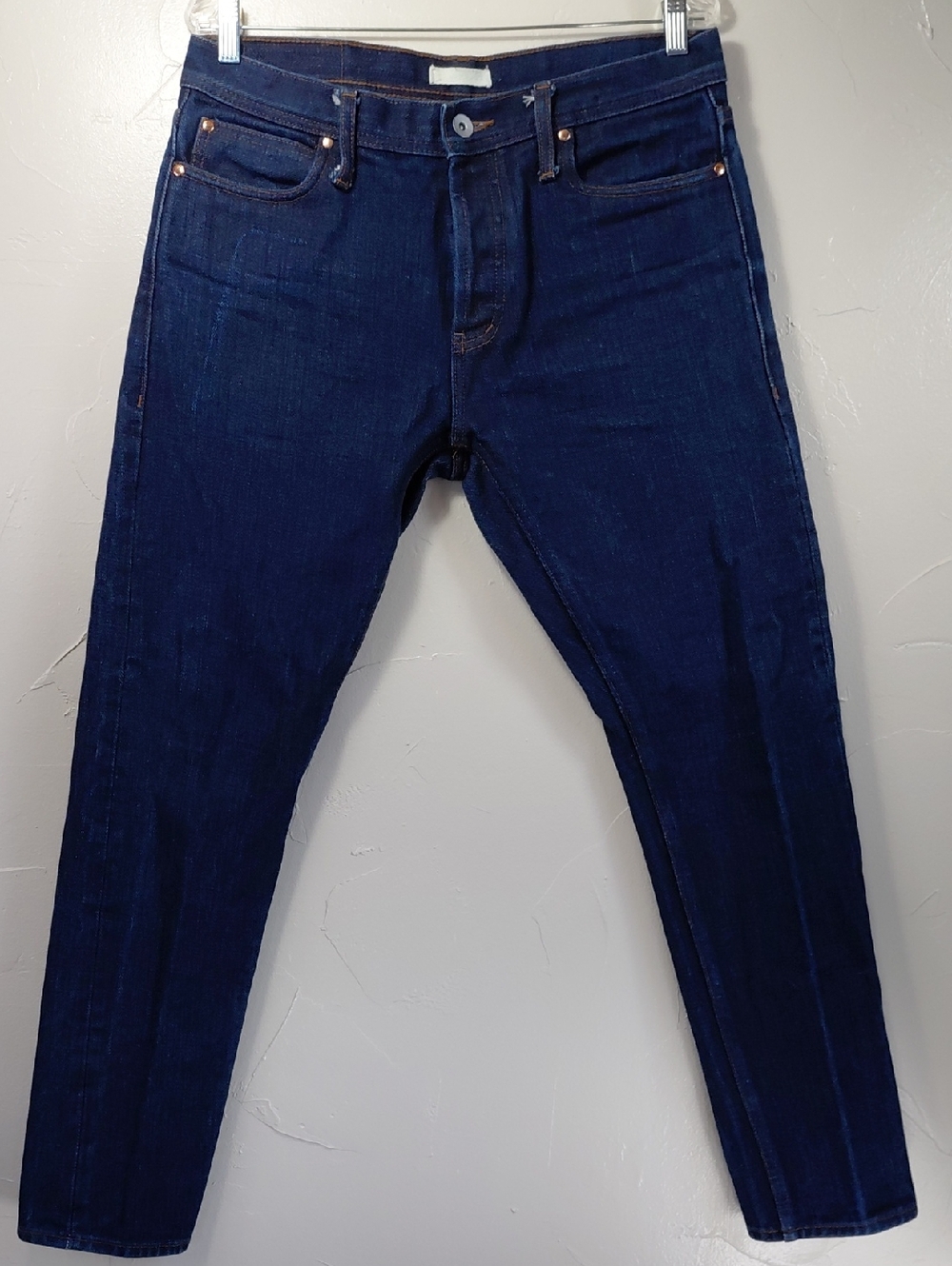 Unbranded Brand Tight 21oz Selvedge Jeans UB421 Non-stretch Button-fly 34 Waist